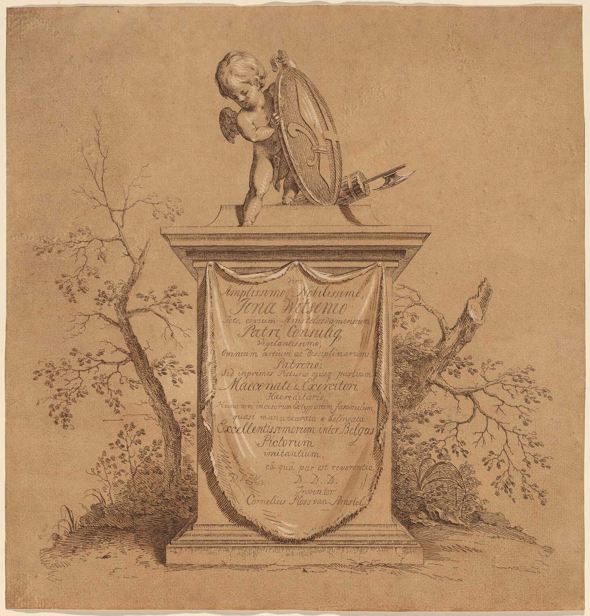 Folha de rosto de Cornelis Ploos van Amstel