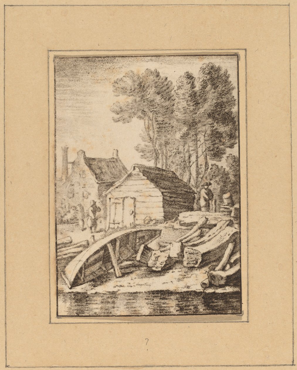 Estaleiro de Cornelis Ploos van Amstel after Herman Saftleven