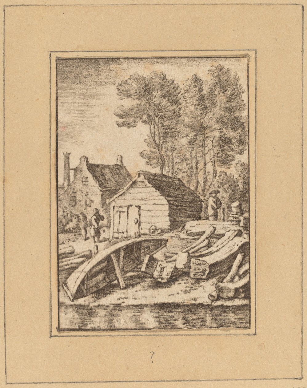 Estaleiro de Cornelis Ploos van Amstel after Herman Saftleven