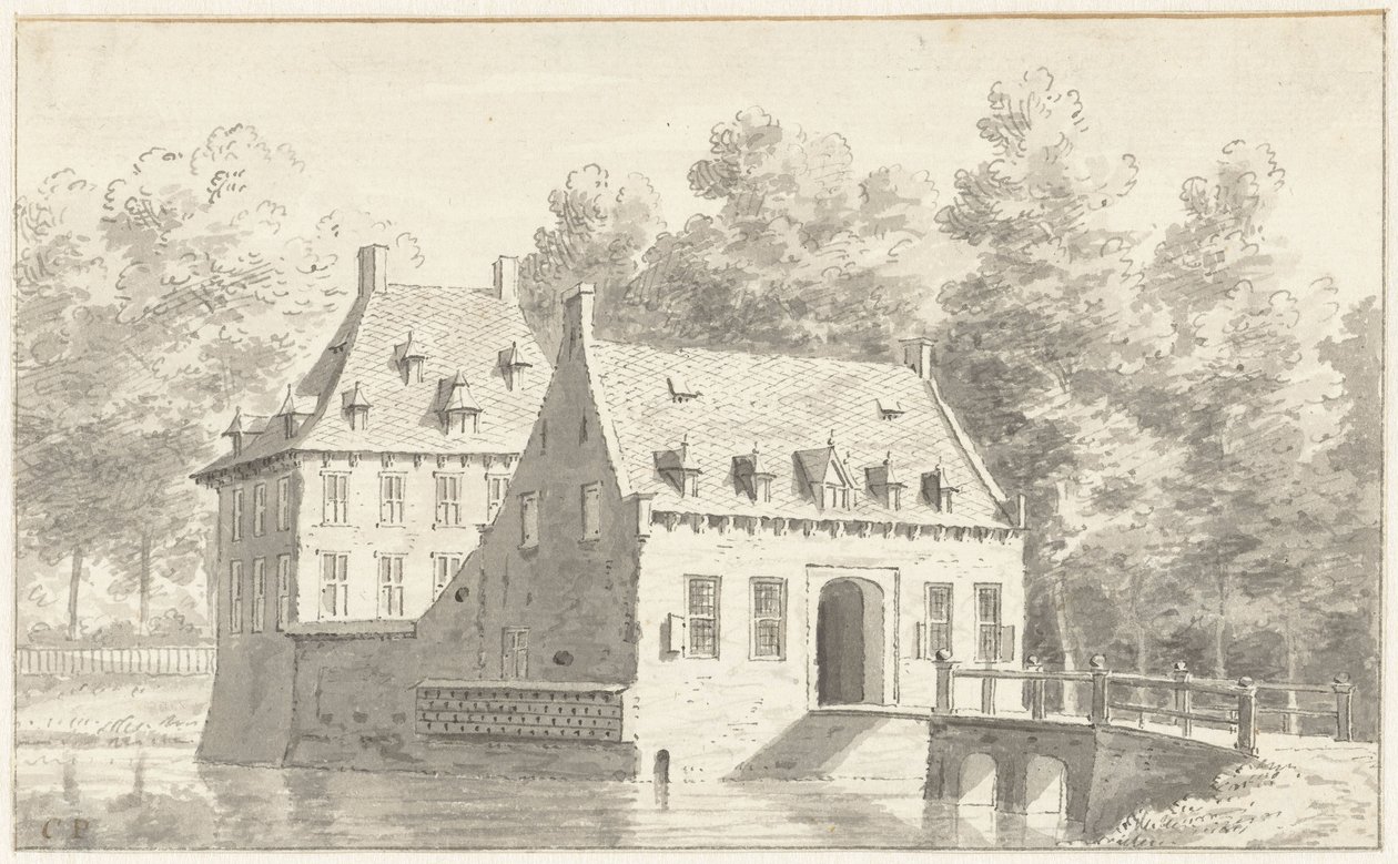A casa em Druten em Gelderland de Cornelis Pronk