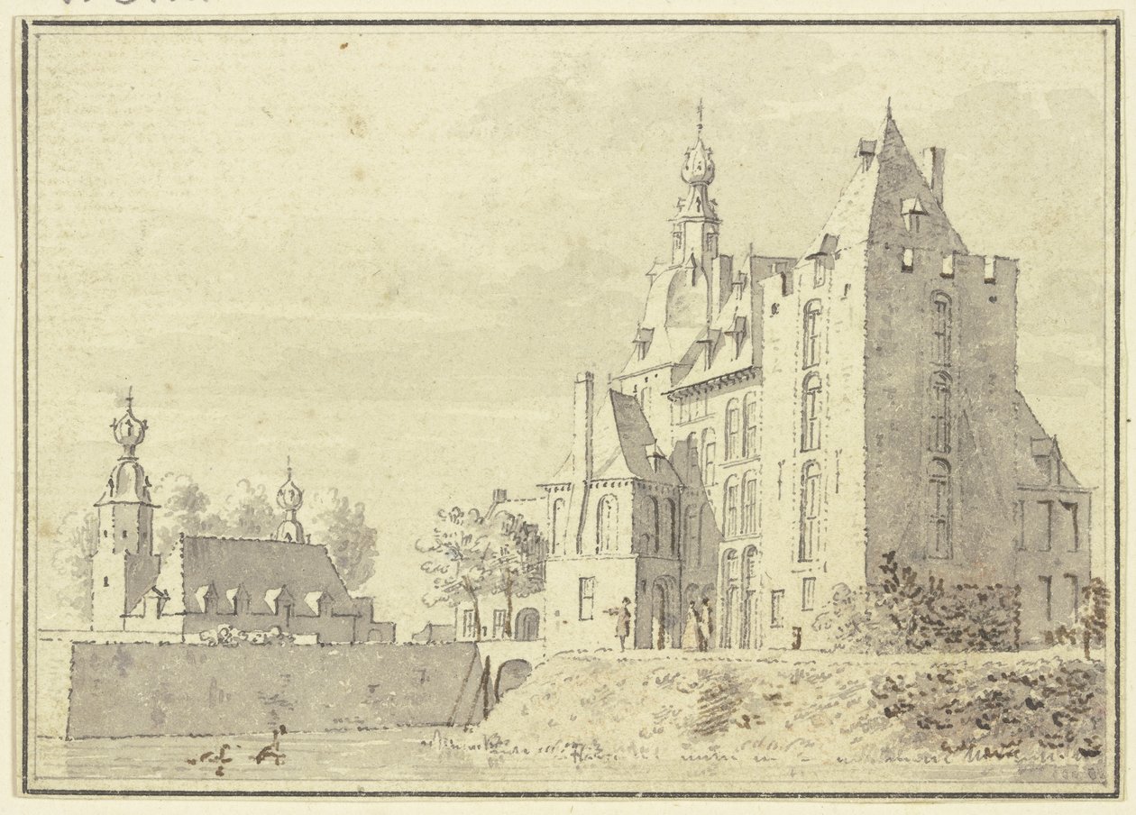 A casa den Ooy vista de frente de Cornelis Pronk