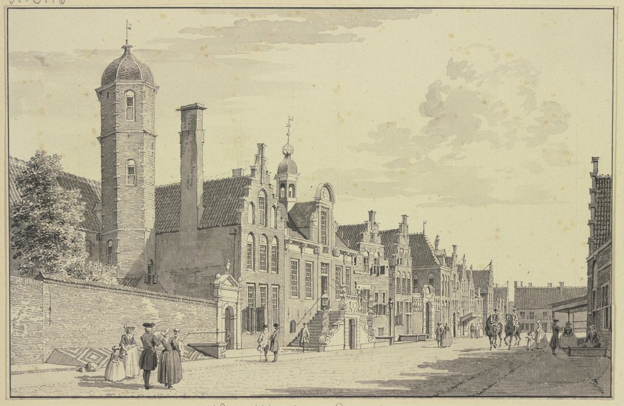 A câmara municipal de Sneek de Cornelis Pronk