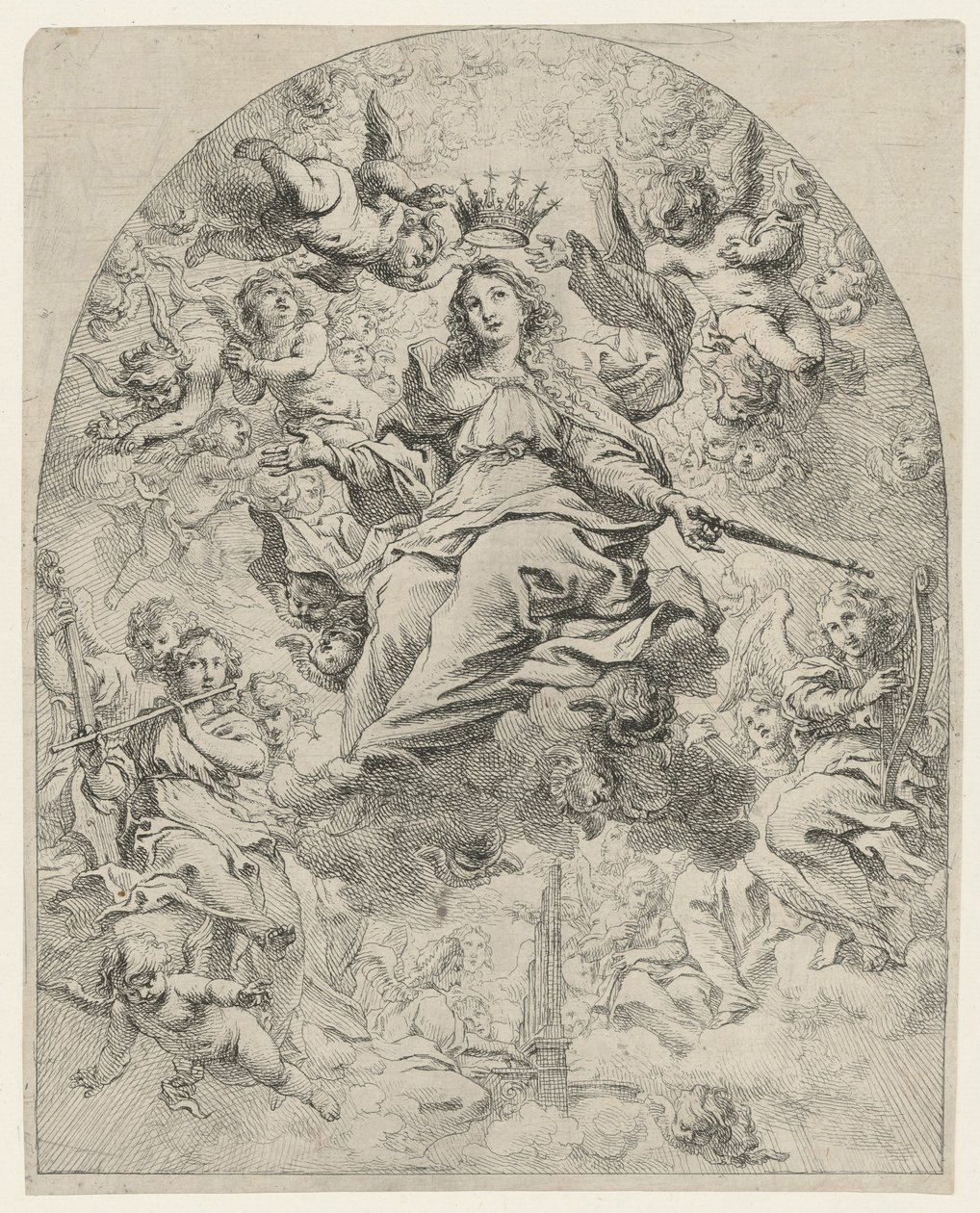 Coroação da Virgem de Cornelis Schut