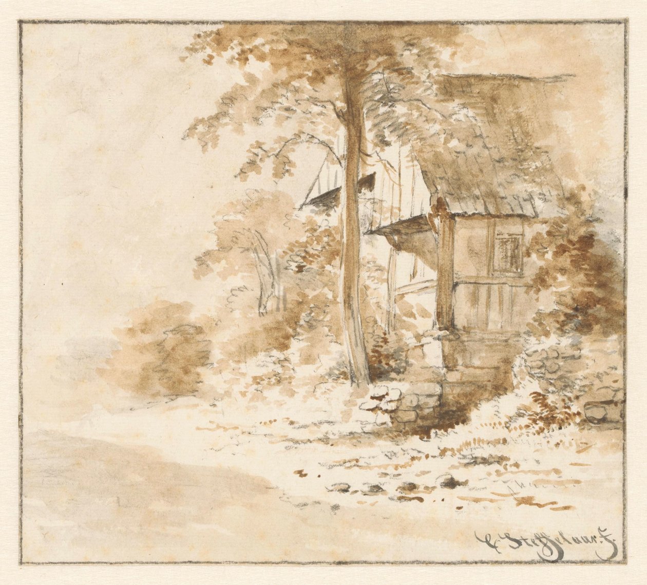 Casa em Bentheim de Cornelis Steffelaar