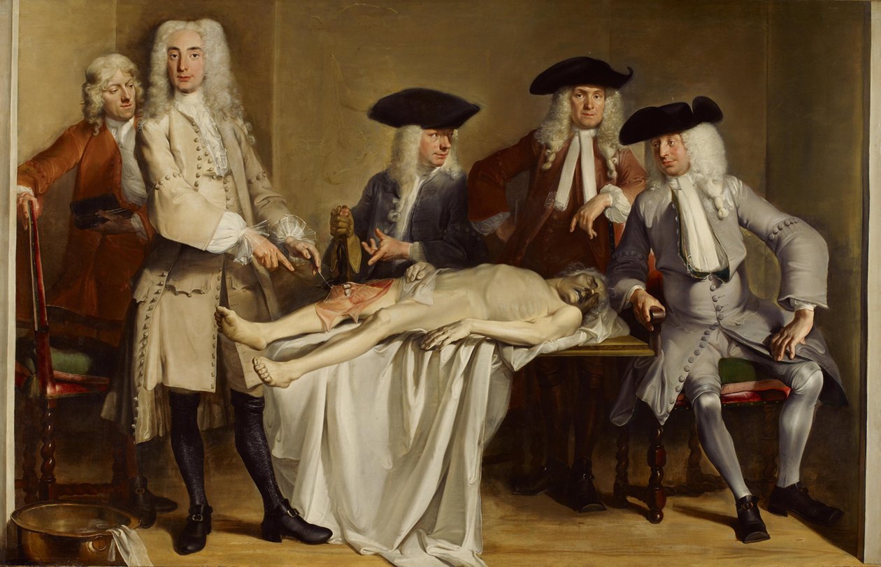 Lição de anatomia do Dr. Willem Röell de Cornelis Troost