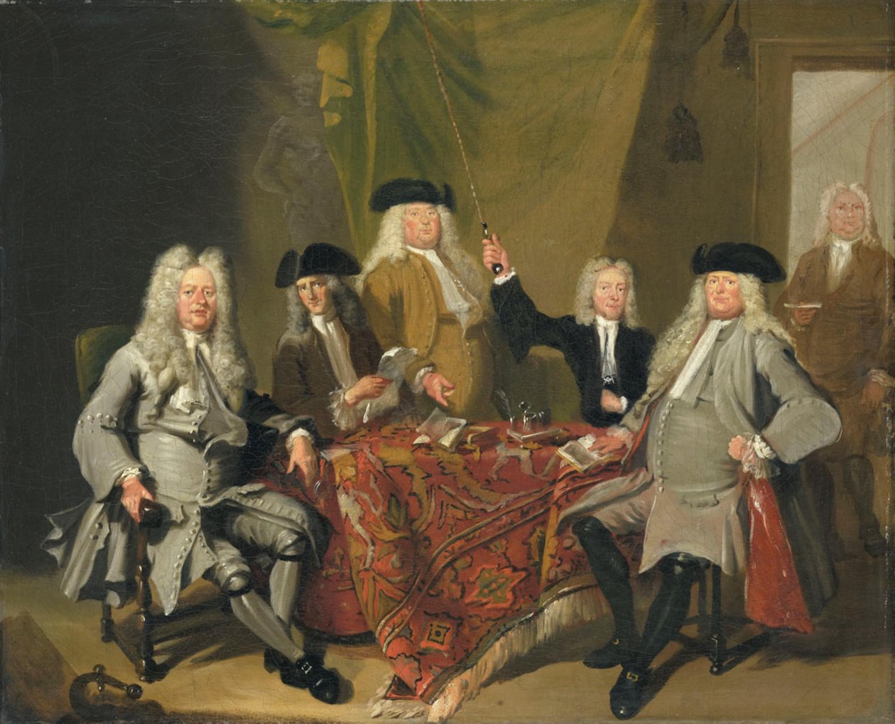 Os inspetores do Collegium Medicum de Cornelis Troost