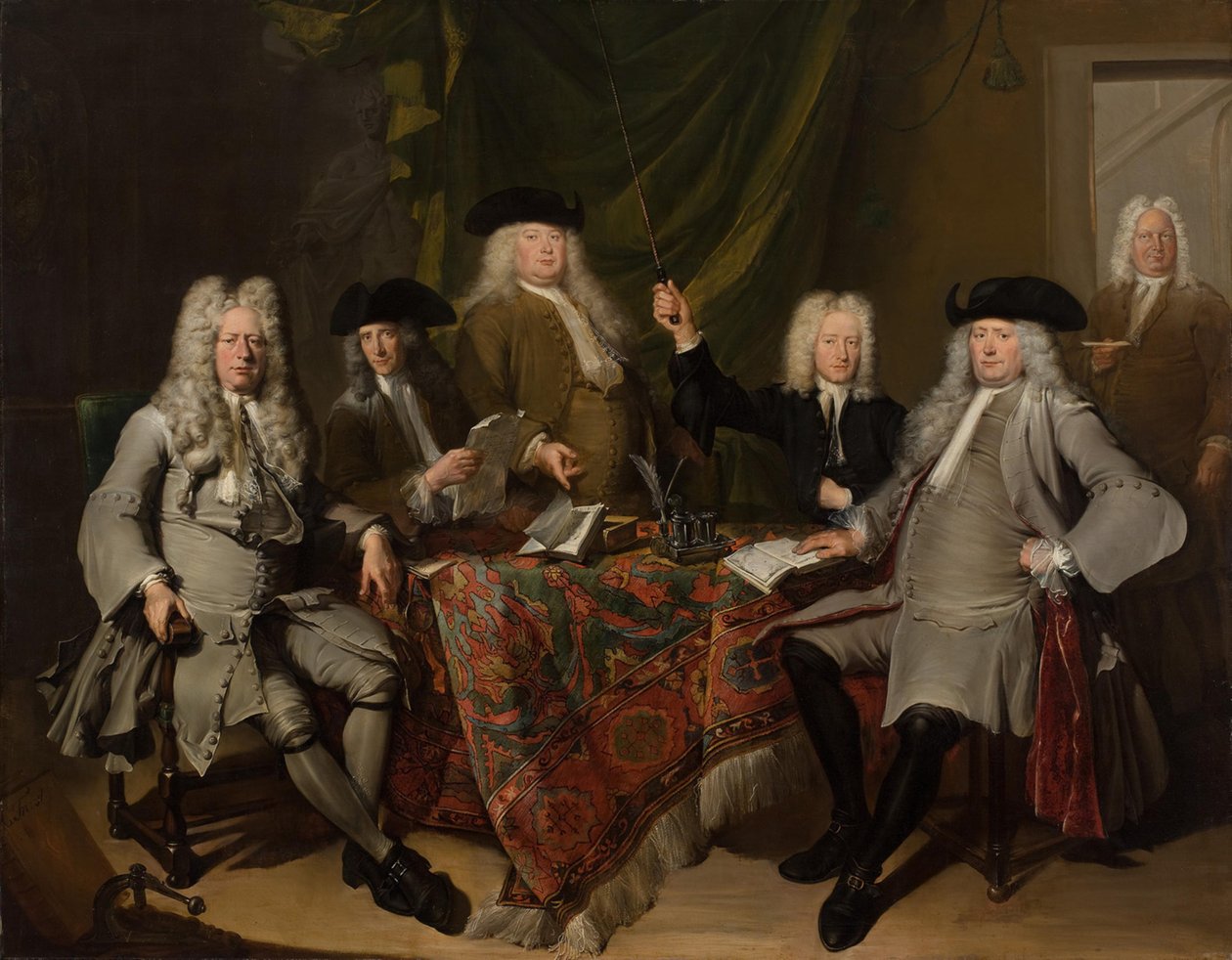 Os inspetores do Collegium Medicum de Cornelis Troost