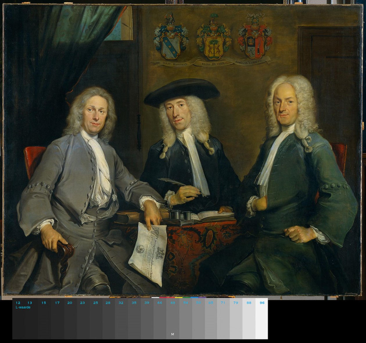 Três dirigentes da guilda dos cirurgiões de Cornelis Troost