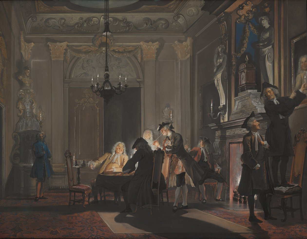 "Estava entre os irmãos" de Cornelis Troost