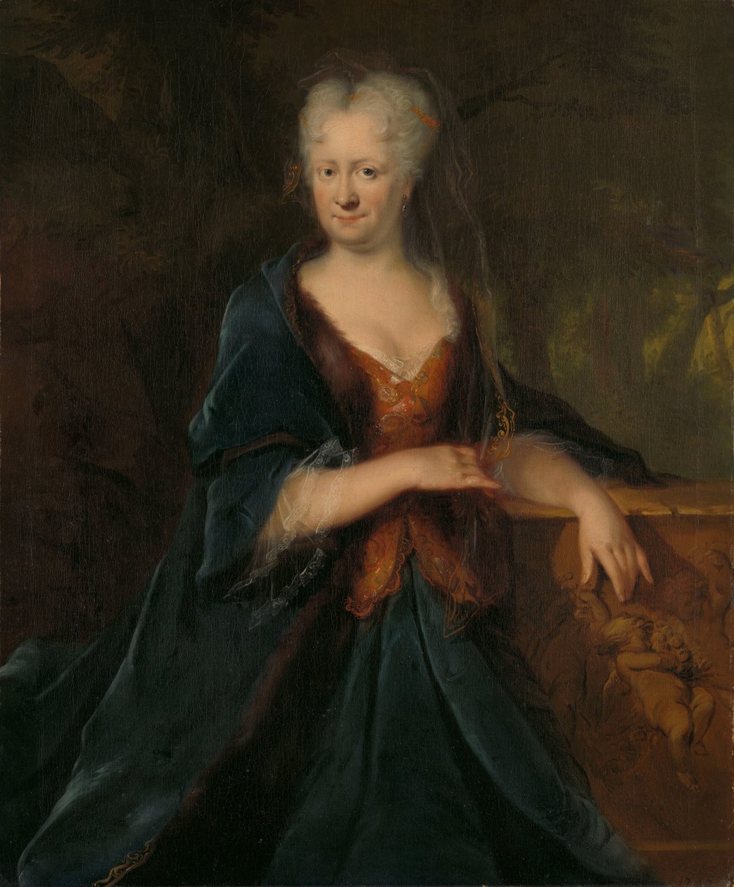 Retrato de Louise Christina Trip, esposa de Gerrit Sichterman de Cornelis Troost