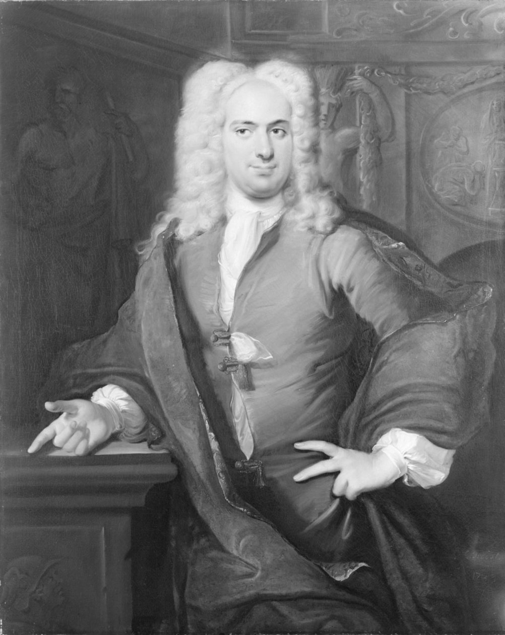Retrato de um homem de Cornelis Troost