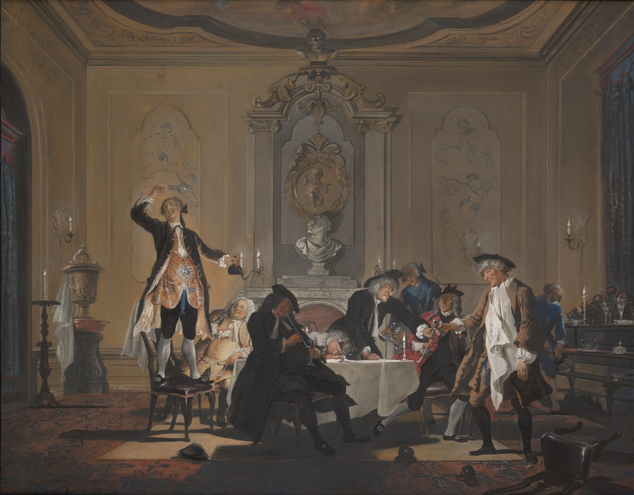 "Houve um rumor na cabana" de Cornelis Troost
