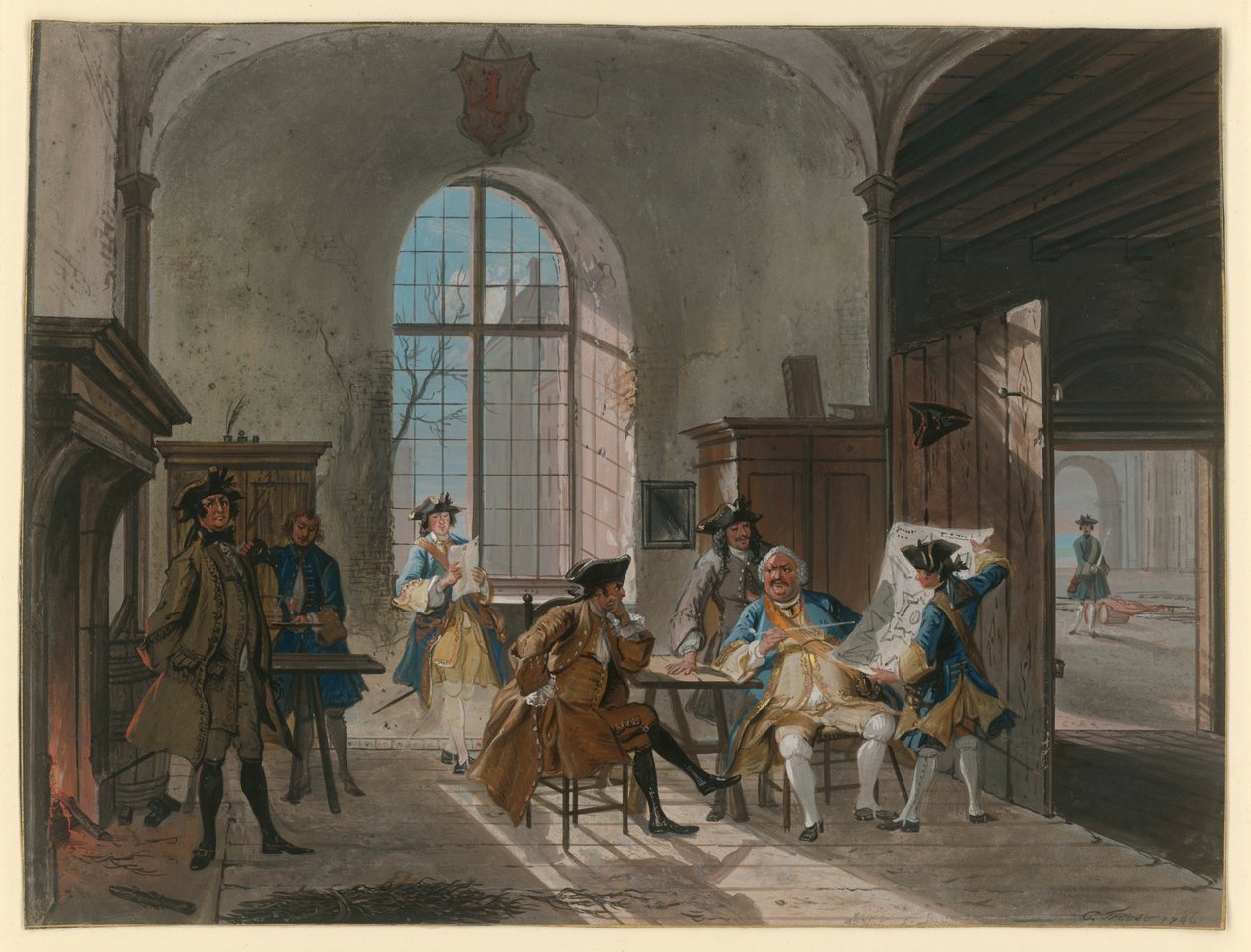Corpo da guarda de Cornelis Troost