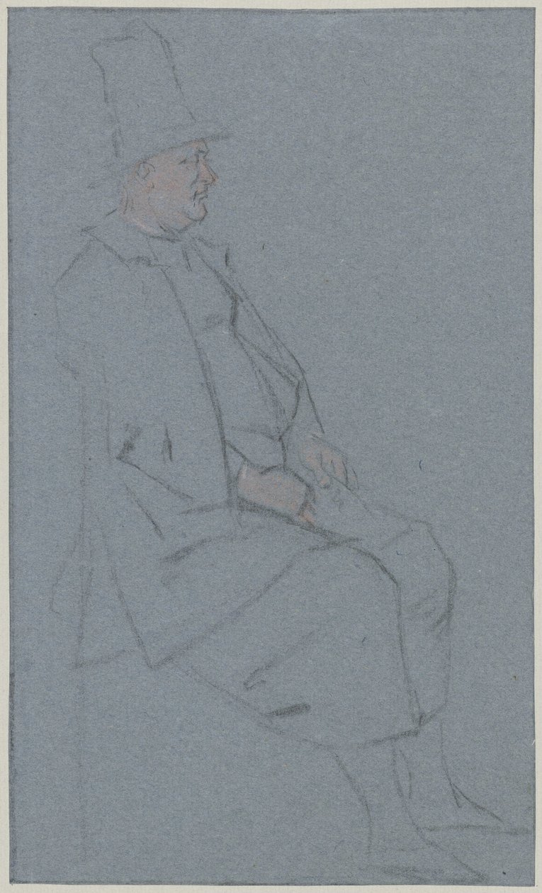 Charlatão sentado, perfil à direita de Cornelis Troost