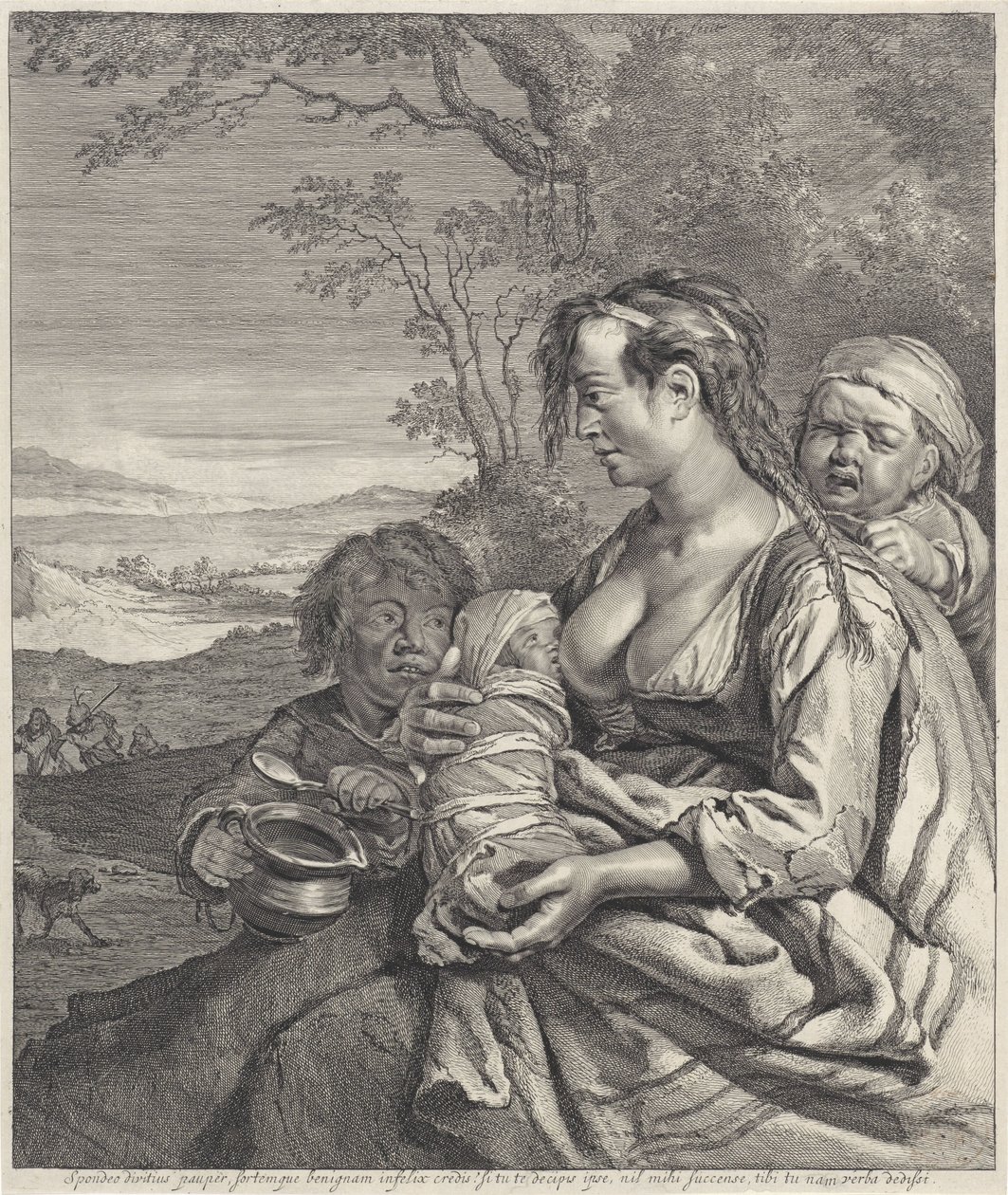 Heidin
Spondeo divitius pauper (...) verba dedissi (título sobre o objecto) de Cornelis Visscher (II)
