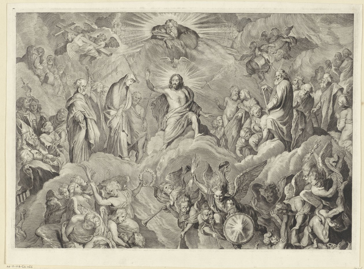 Juízo Final (placa superior) de Cornelis Visscher (II)