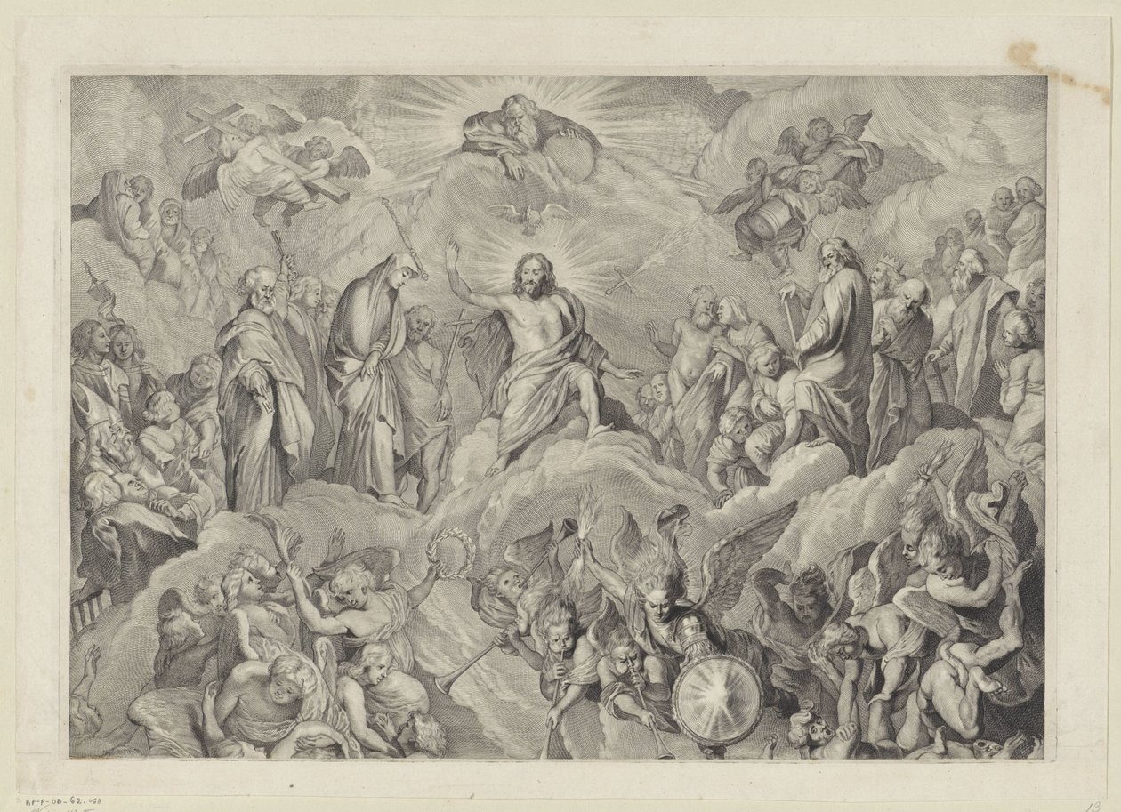 Juízo Final (placa superior) de Cornelis Visscher (II)