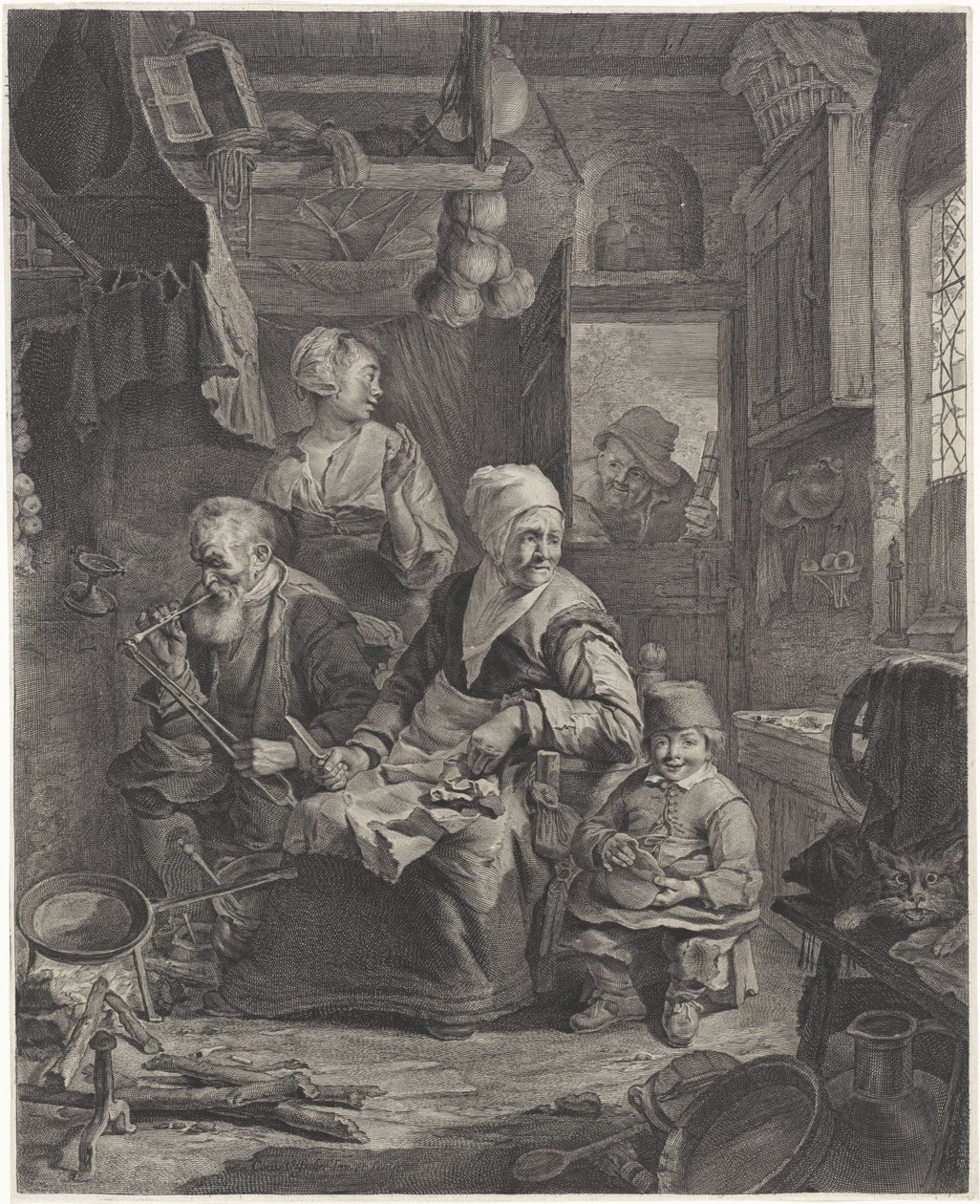 fabricante de panquecas de Cornelis Visscher (II)
