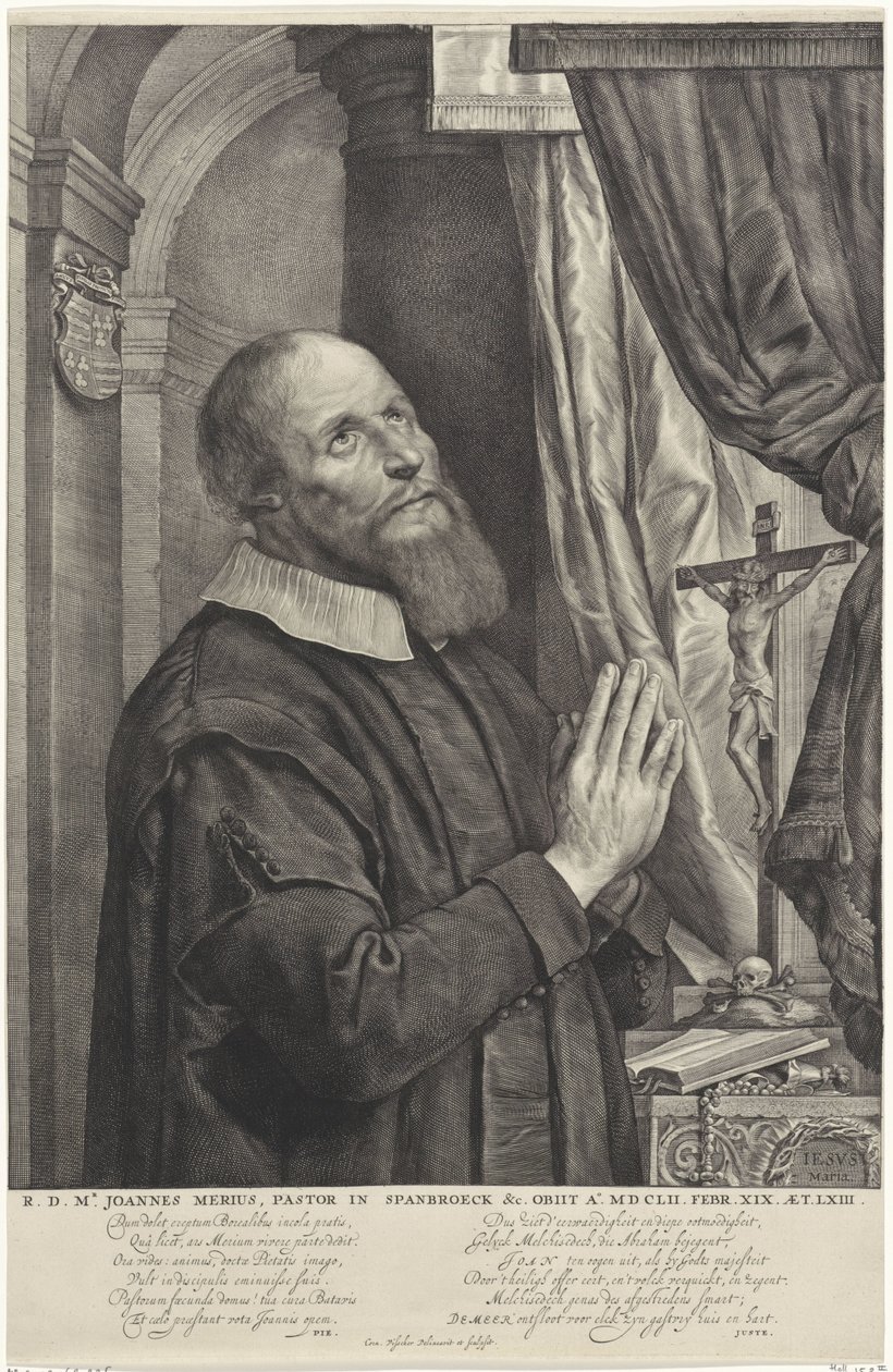Retrato de Joannes van der Meer de Cornelis Visscher (II)