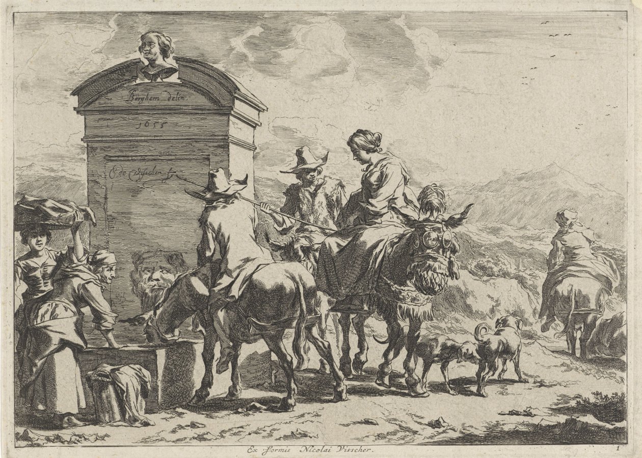 Lugar de descanso
Paisagens (título da série) de Cornelis Visscher (II)