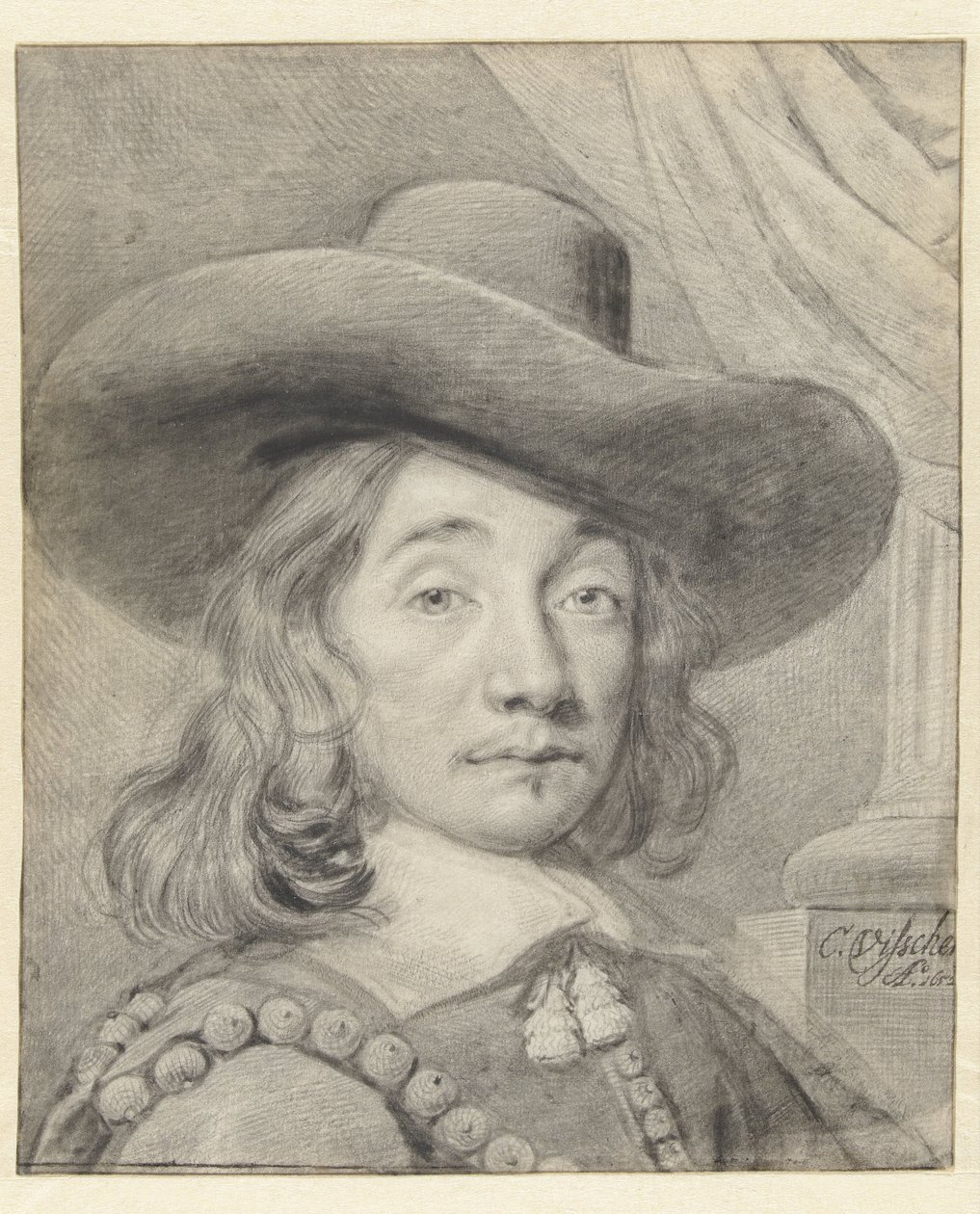 Autorretrato com chapéu de Cornelis Visscher (II)