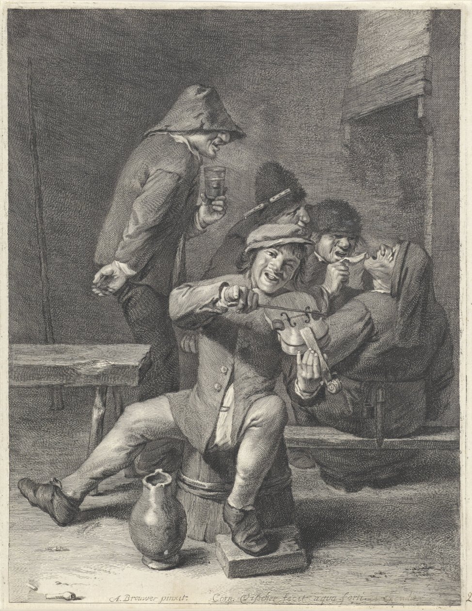 Violinista / Audição de Cornelis Visscher (II)
