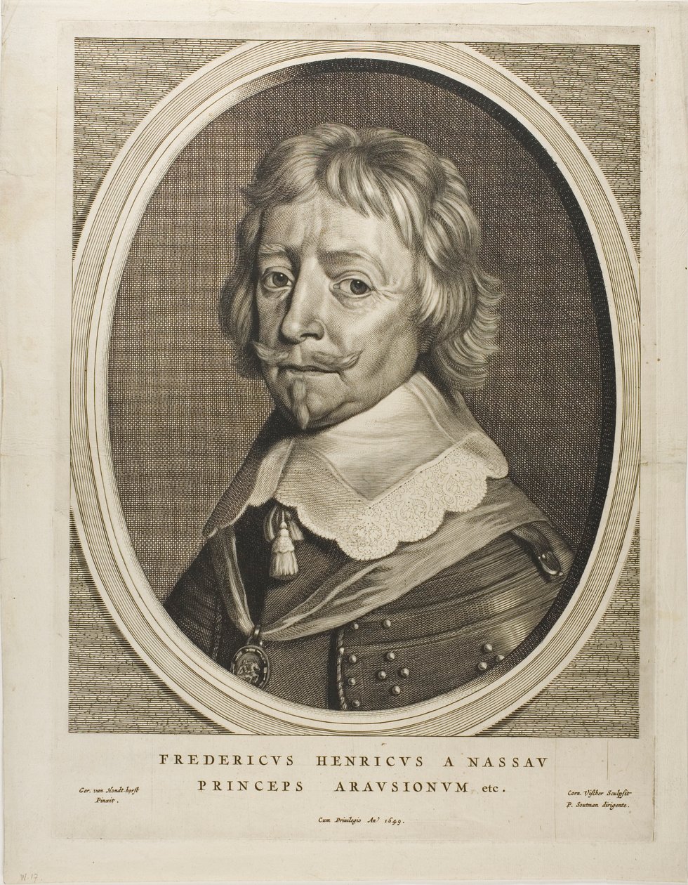 Frederico Henrique, Príncipe de Orange, de Nove Retratos de Cornelis Visscher