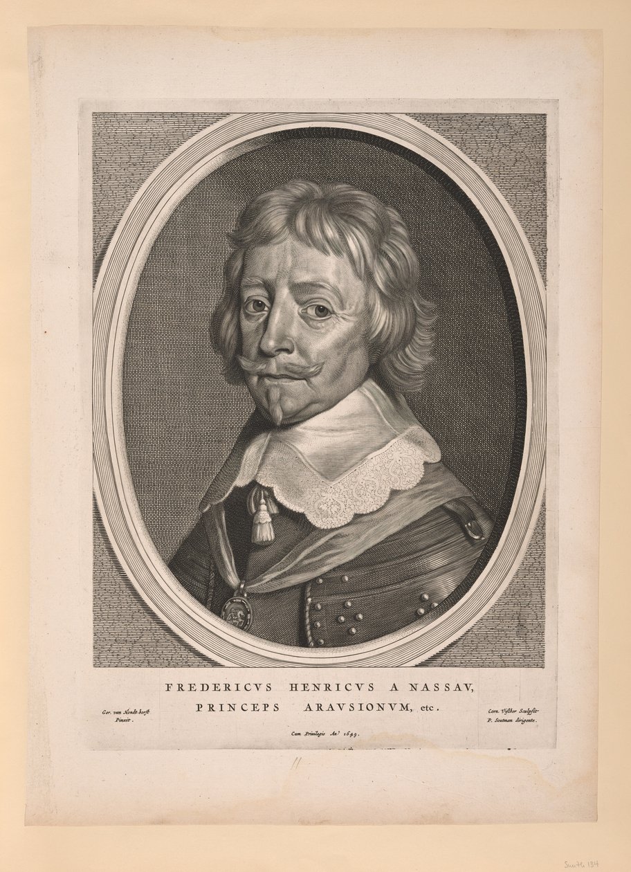 Frederico Henrique, Príncipe de Orange, de Nove Retratos de Cornelis Visscher