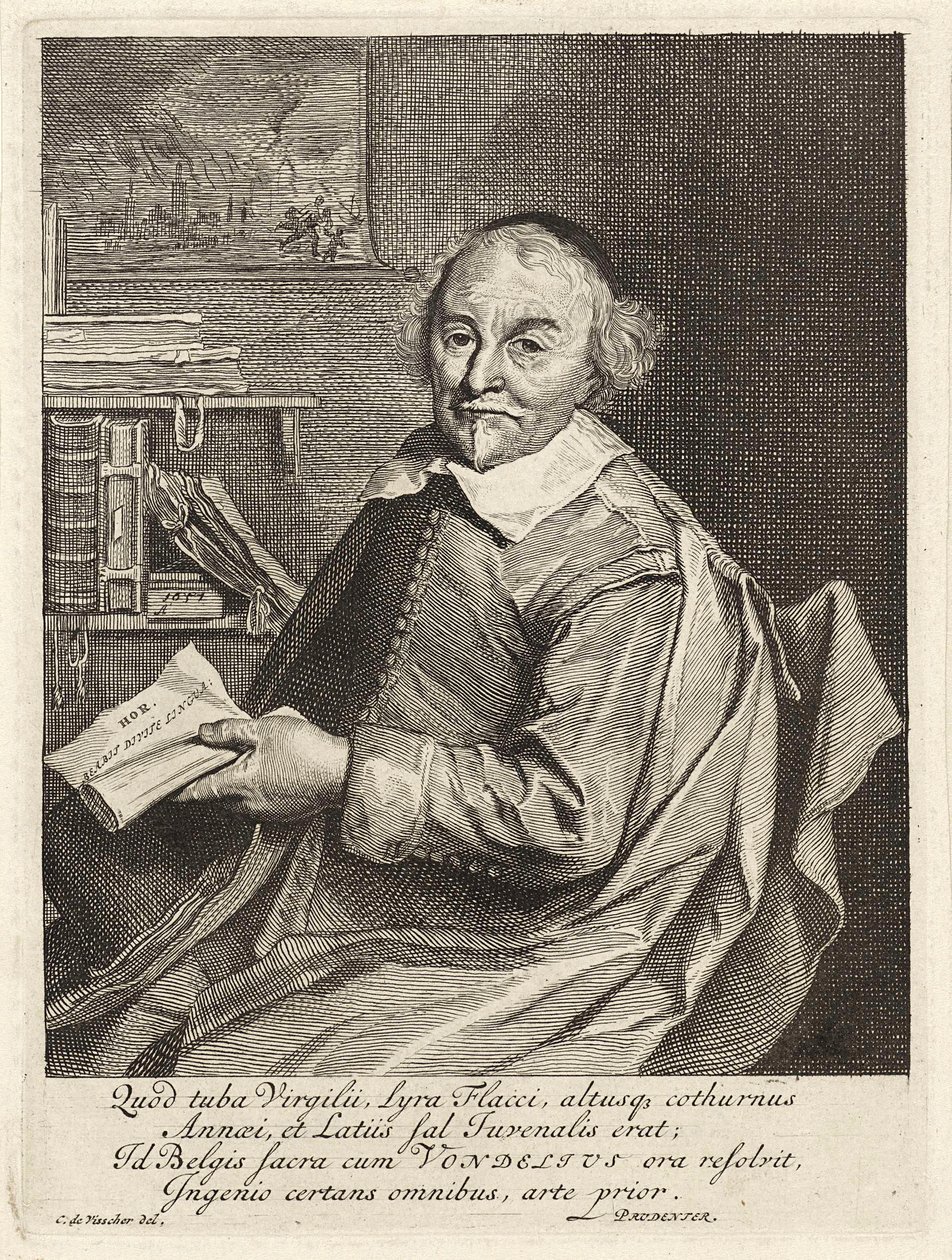 Joost van den Vondel, pub. 1657 de Cornelis Visscher
