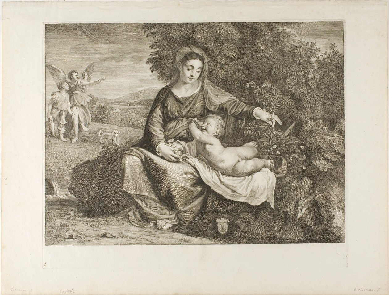 Madonna e criança de Cornelis Visscher