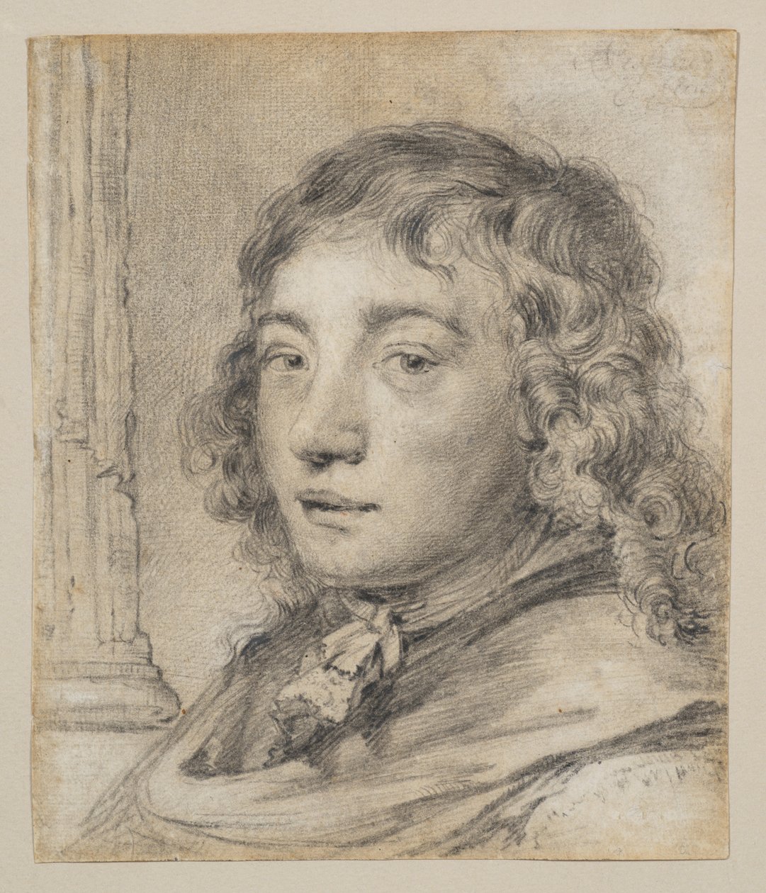 Retrato de um jovem (provavelmente um autorretrato) de Cornelis Visscher