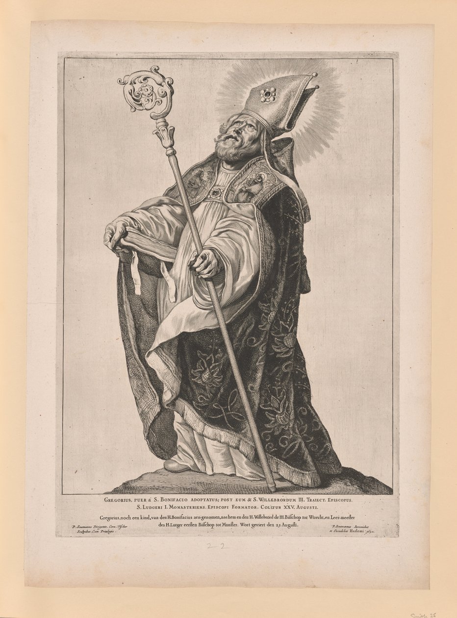 São Willebrord, de Santos do Norte e do Sul dos Países Baixos de Cornelis Visscher