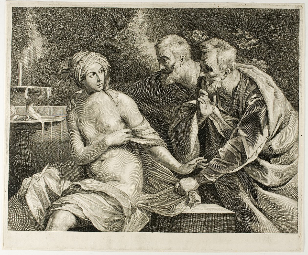 Susanna e os Anciões, do Gabinete Reynst de Cornelis Visscher