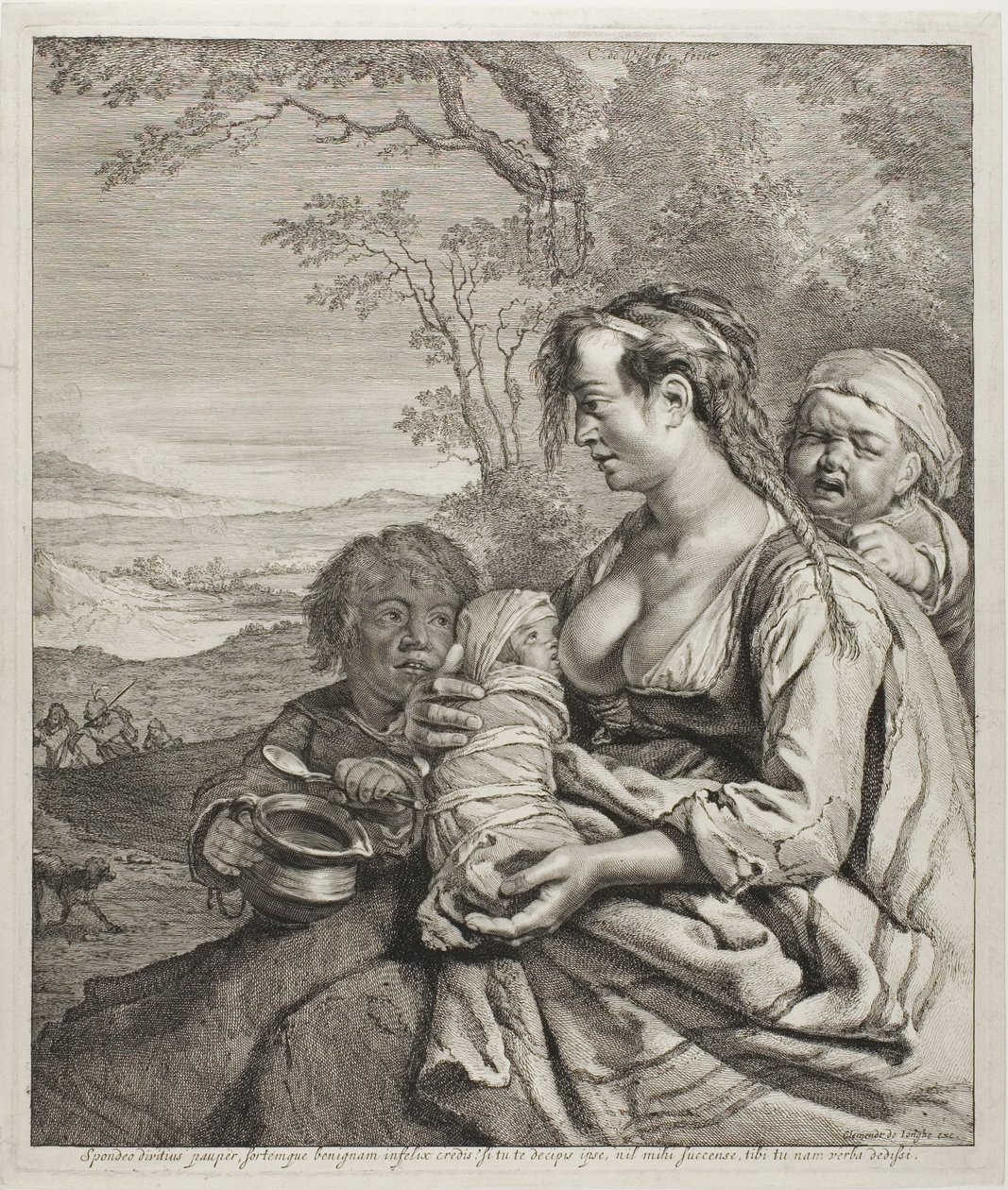 A mulher boémia de Cornelis Visscher