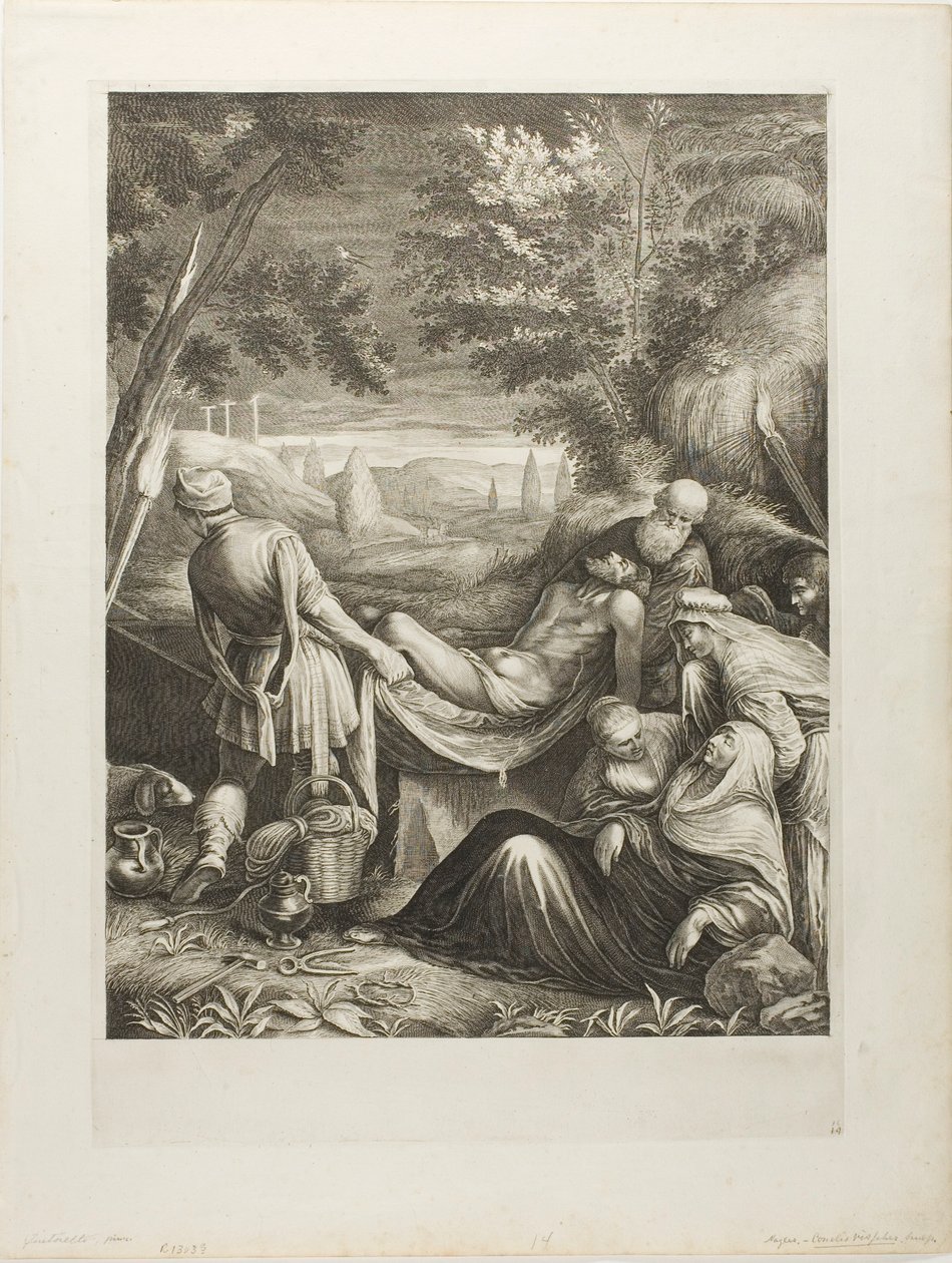 O sepultamento de Cornelis Visscher