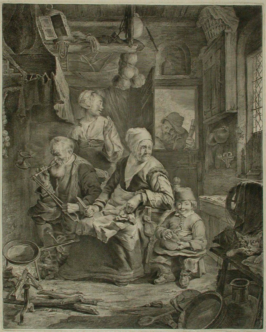 O Cozinheiro de Panquecas de Cornelis Visscher