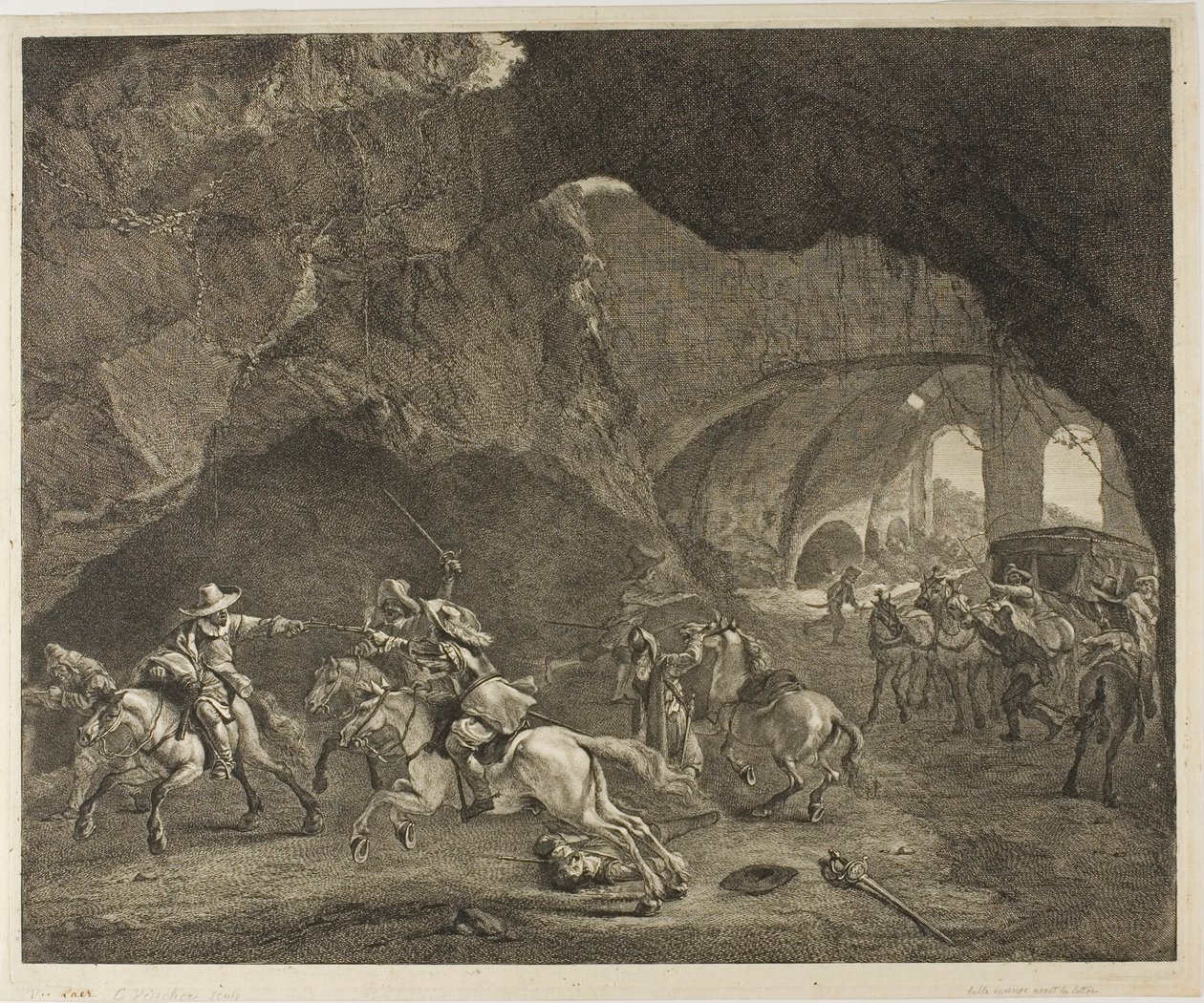 O tiro de pistola de Cornelis Visscher