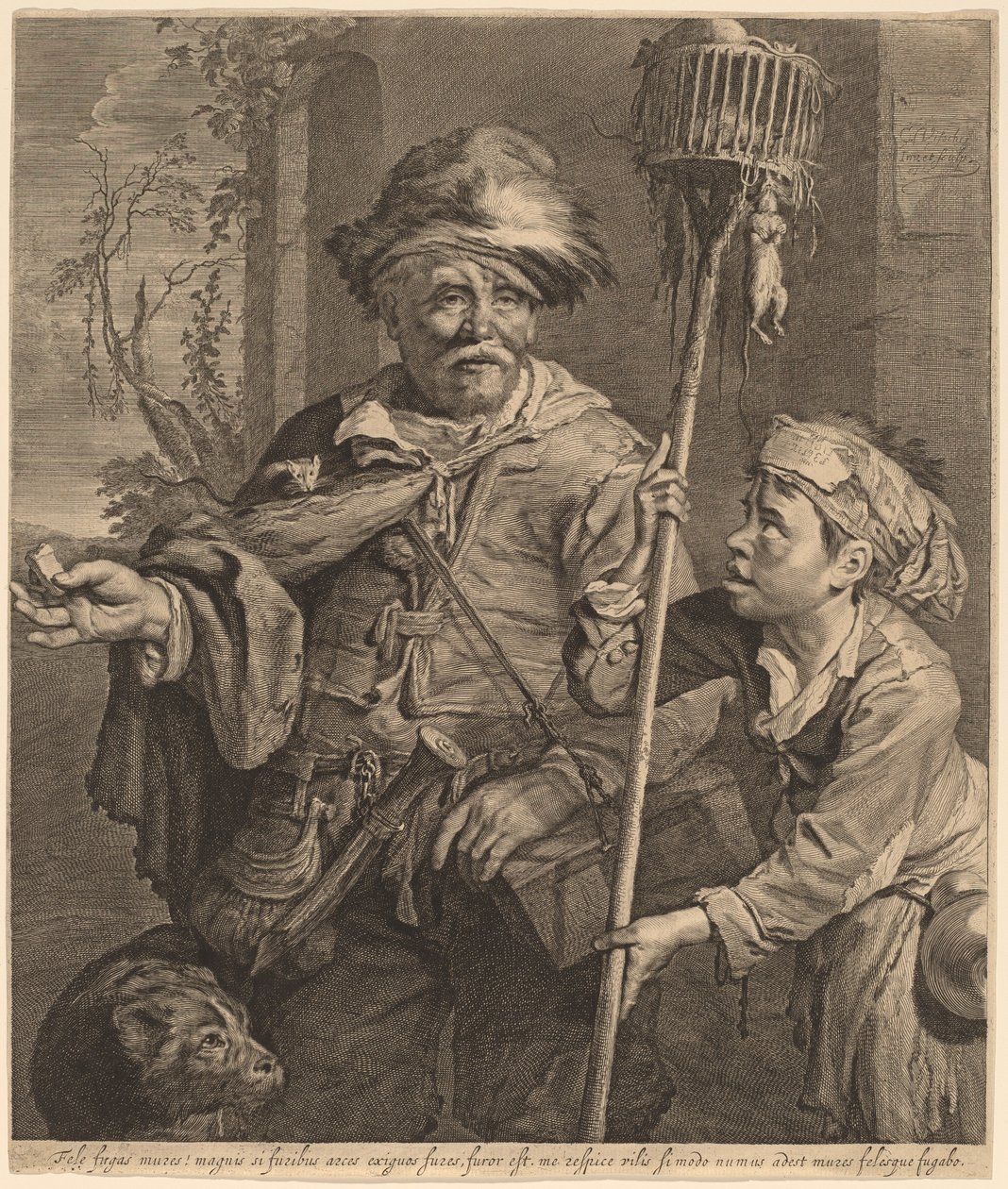 O vendedor de veneno de rato de Cornelis Visscher