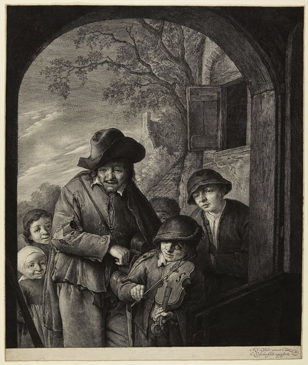 Os Músicos Itinerantes de Cornelis Visscher
