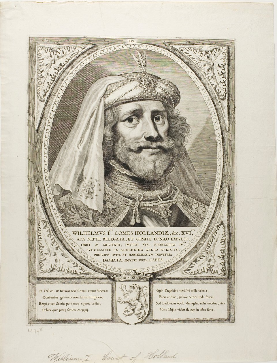 Guilherme I, de Principes Hollandiae, Zelandiae, et Frisiae de Cornelis Visscher