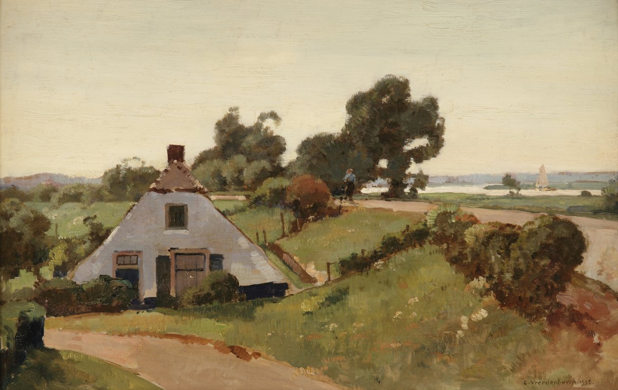 Bij den Dijk; quinta perto do rio IJssel, 1935 de Cornelis Vreedenburgh