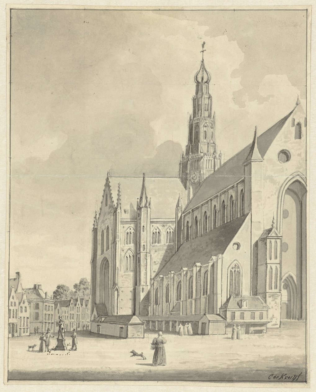 O Saint Bavo em Haarlem de Cornelis de Kruyff