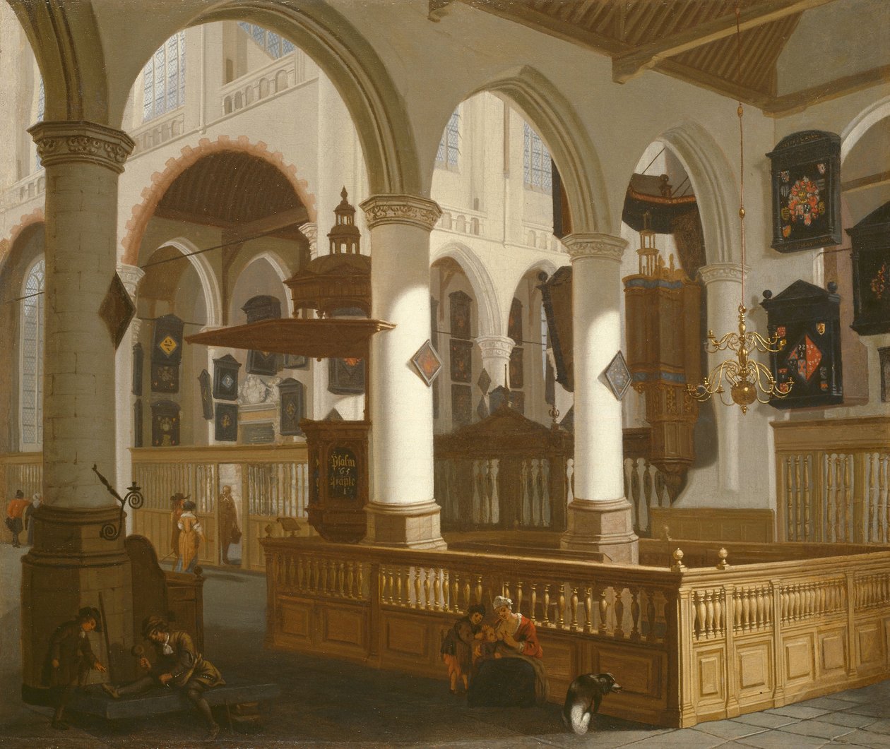 O Oude Kerk, Delft de Cornelis de Man