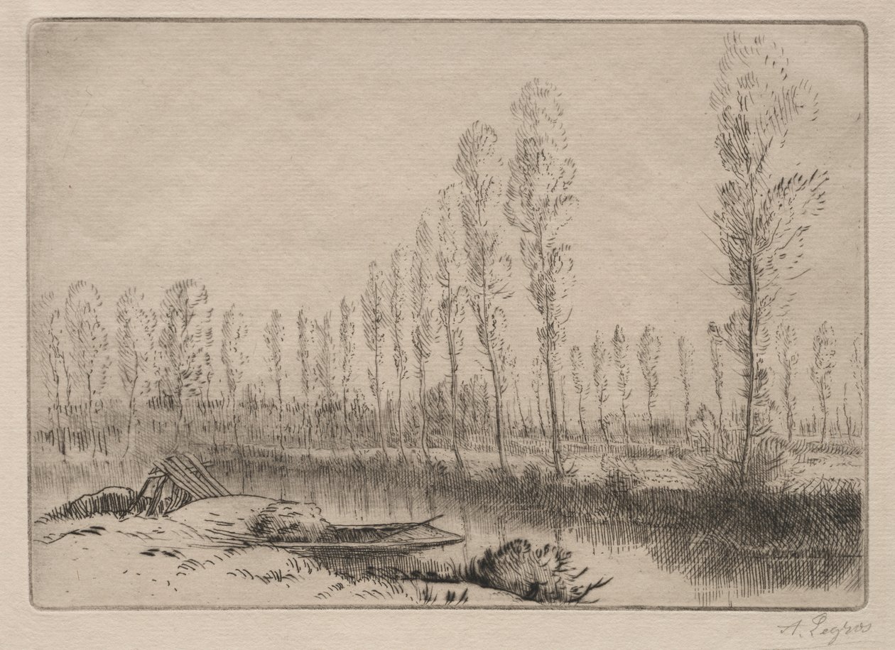Perto de Amiens, turfeiras de Cornelis de Visscher