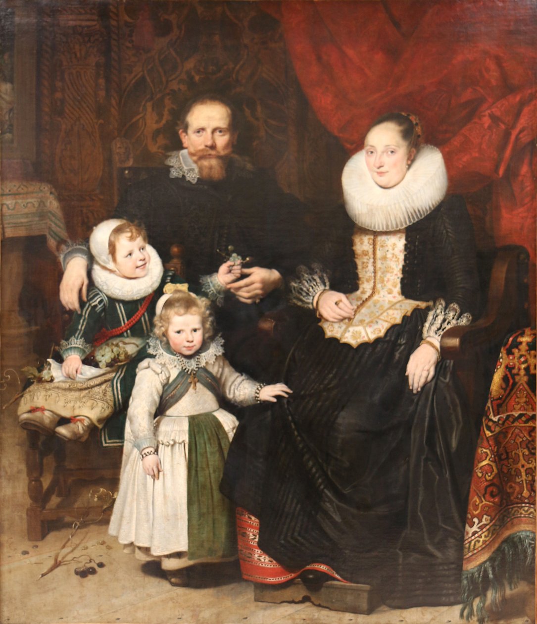 Holandês: Autorretrato do artista e da sua família Autorretrato com a família de Cornelis de Vos