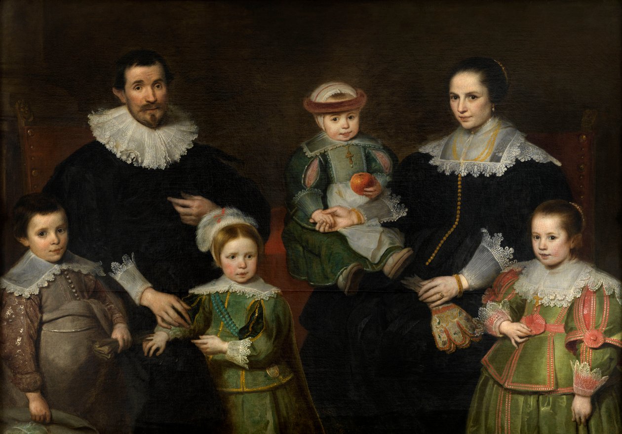 Retrato de Família, c.1630-35 (óleo sobre tela) de Cornelis de Vos