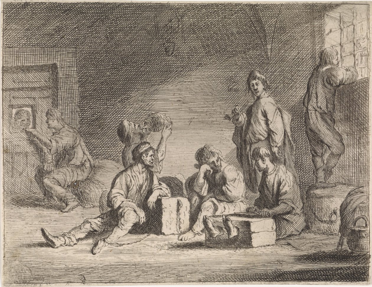Prisioneiros em calabouços
Cenas do género (título da série) de Cornelis de Wael