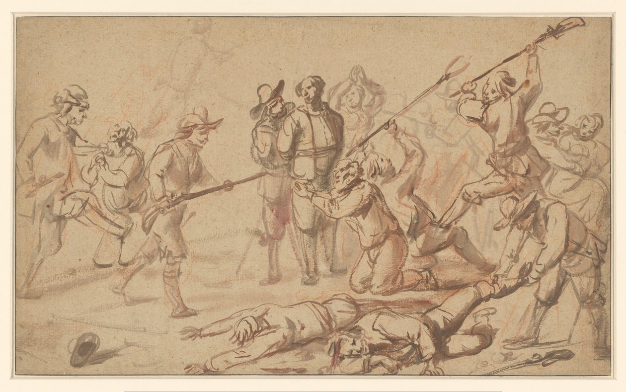 Roubo de agricultores de Cornelis de Wael