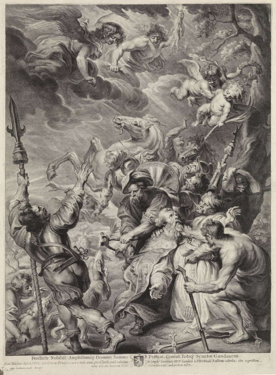 A Tortura de São Livino de Cornelis van Caukercken