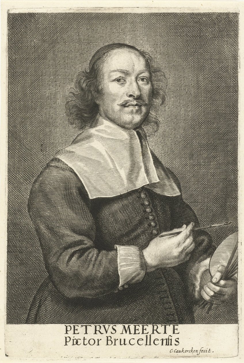 Retrato do pintor Petrus Meerte de Cornelis van Caukercken